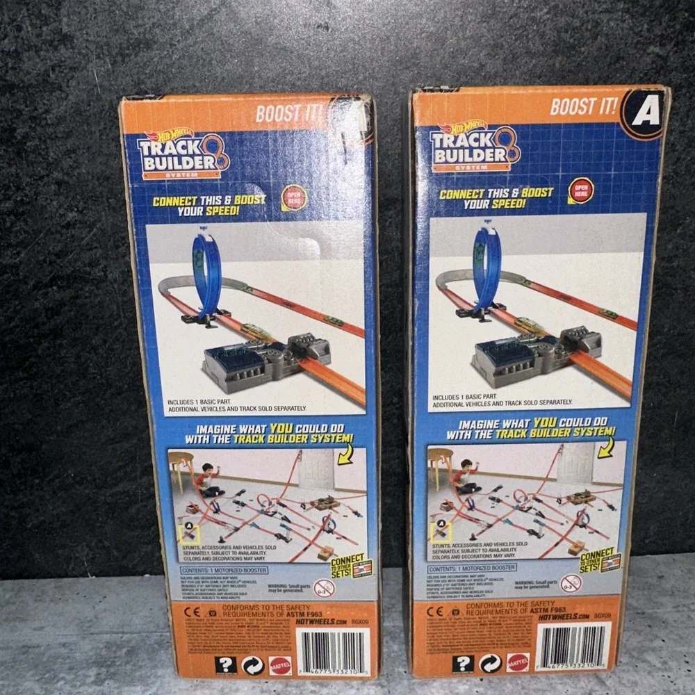 2 Hot Wheels Speed Booster Build Track Sealed 2015
